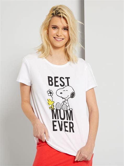 T Shirt Snoopy Blanc Kiabi 1300€