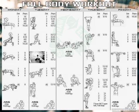 Full body workout plan for men and women. Week Full Body Workout Plan - Fitness Healthy Workouts ...