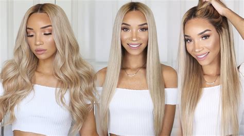 Blonde Wig Slay 20 Human Hair Details And Installation Youtube
