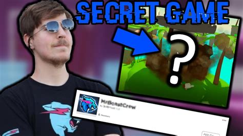 Mrbeast Just Realeased Secret Roblox Games Youtube