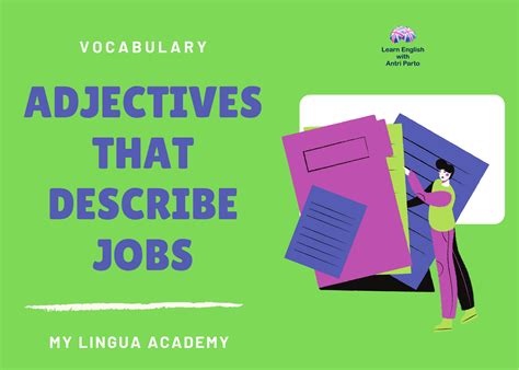 18 Adjectives That Describe Jobs My Lingua Academy