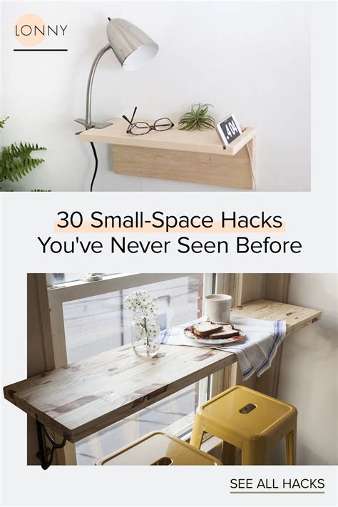 30 Small Space Hacks Youve Never Seen Before Small Space Hacks