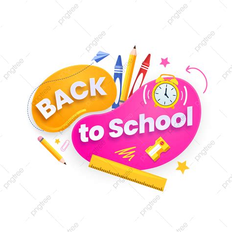 Back To Schools Vector Hd Png Images Back To School School Return To