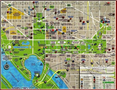 Plano De La Ciudad De Washington Mapa Mapa De Washington 943 X 725