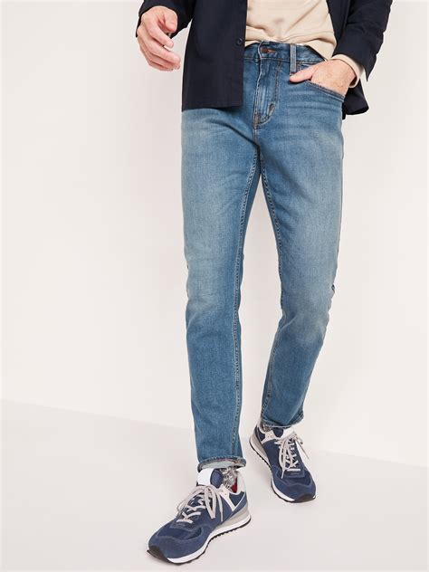 Old Navy Slim Built In Flex Jeans For Men Blue 220063052