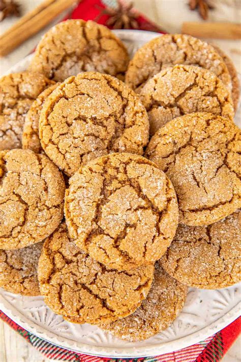 Soft Gingersnap Cookies Made With Canola Oil Plain Chicken