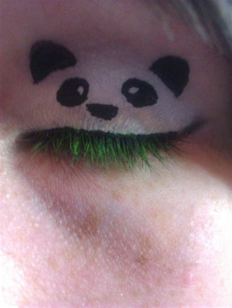Panda Makeup Panda Makeup Halloween Makeup Panda Eyes