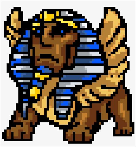 Sphinx Mythical Creatures Pixel Transparent Png X Free Download On Nicepng