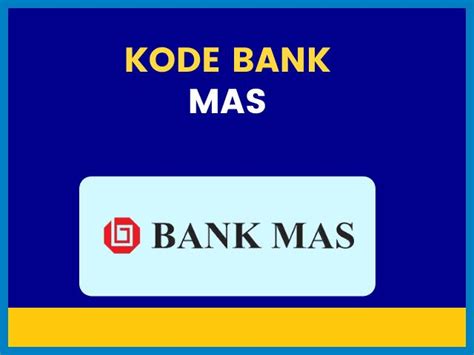 Kode Bank Mas Cara Transfer And Biaya Admin Terbaru 2024 No Rekening