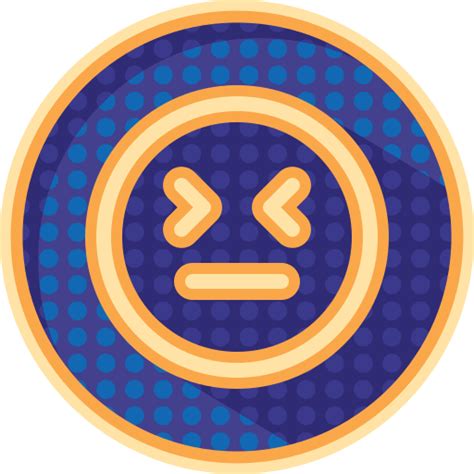 Badges Colorful Dotted Emoji Emotions Faces Smiles Icon Free