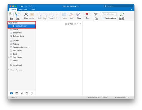 Create A New Folder In Outlook 2016 For Mac Information Services