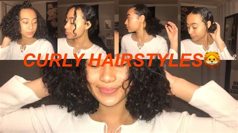 5 Baddie Hairstyles For Short Curly Hair ♕ Thats So Rachel Youtube