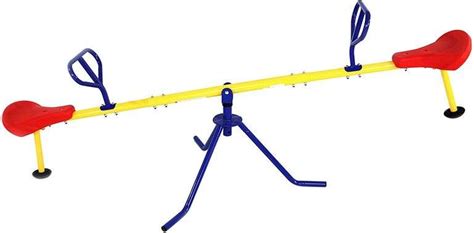 Activplay Swivel Teeter Totter Weather Resistant Powder Coated Steel Plastic Dutch Goat