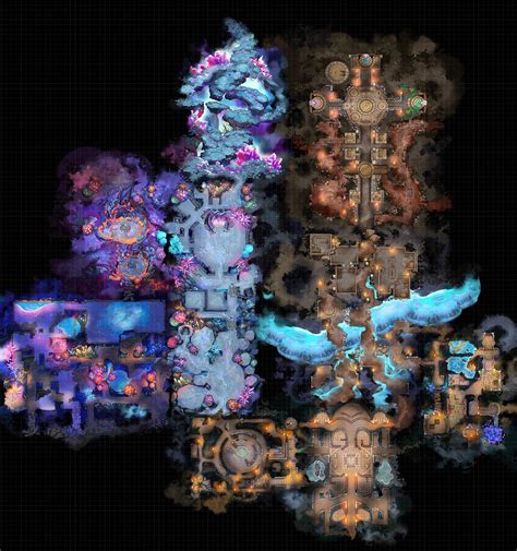 Underdark Region Map R Battlemaps