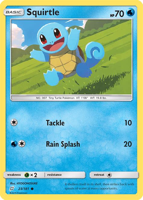 Buy squirtle pokémon individual cards and get the best deals at the lowest prices on ebay! Squirtle 23/181 SM Team Up Common Pokemon Card NEAR MINT TCG