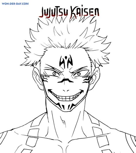 Jujutsu Kaisen Coloring Pages Coloring Home