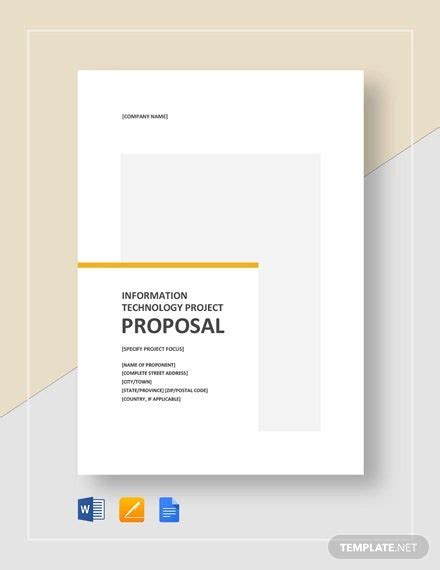 18 Information Technology Project Proposal Templates Pdf Word Psd