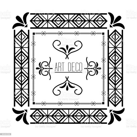 Art Deco Frames And Borders Stock Illustration Download Image Now