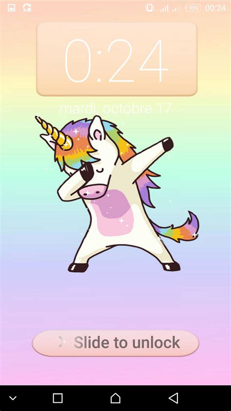 Kawaii Unicorn Password Lock Screen Apk For Android Download