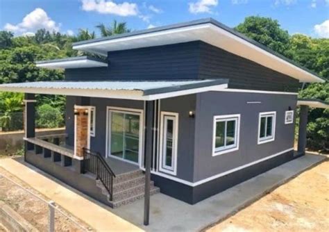 desain atap rumah minimalis modern  mudah ditiru