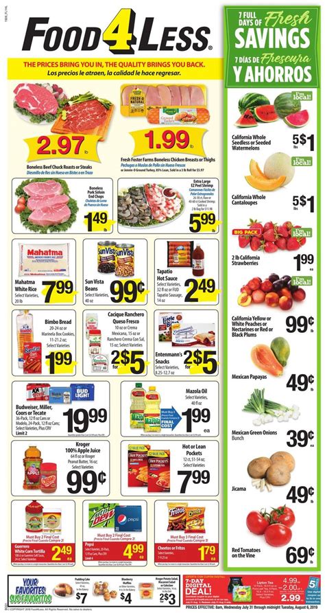 Food 4 Less Current Weekly Ad 0731 08062019 Frequent