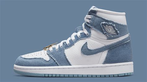 Denim Air Jordan 1 Highs Are Finally Dropping New Womens Exclusive