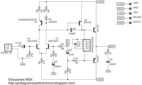 Producciones Rek Diagramas Y Electronica Sr 120019 Amplificador 100w