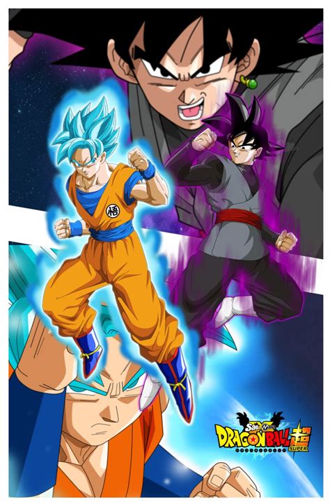 Dragon Ball Super Poster Goku Vs Black 2 By Naironkr On