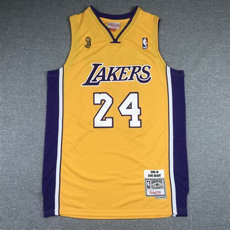 20 21 New Men Los Angeles Lakers Bryant 24 Champion Edition Yellow