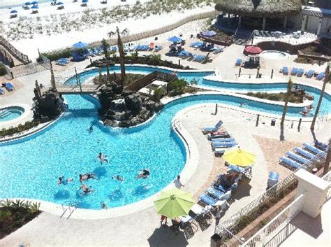 Pool And Lazy River Picture Of Holiday Inn Resort Pensacola Beach