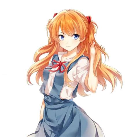 Beautiful Orange Haired Anime Girls Anime Girls Are Drawn Quite Powerful Strong And Beautiful