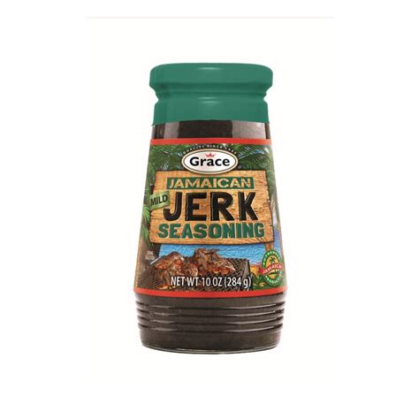 buy grace jerk seasoning mild 1 bottle 10 oz spicy authentic jamaican jerk sauce
