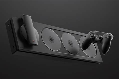 This PlayStation Concept Lets You Switch Between Games Using An Integrated CD Player Yanko Design