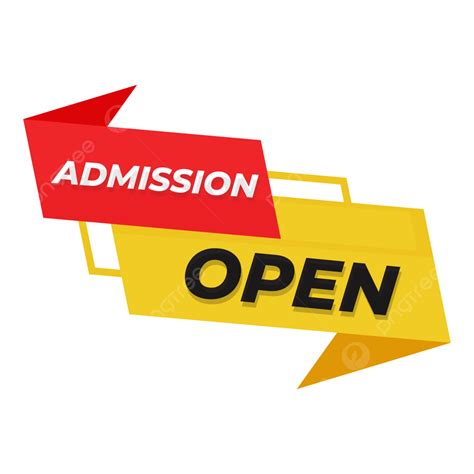 Admission Open Tag Vector Admission Open Abstract Admission