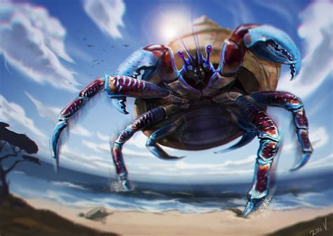 Giant Crab Art By Voloshuchka Giant Crab Digitalart Concept