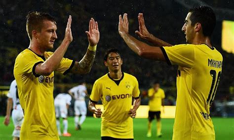 Borussia Dortmund 7-2 Odd (agg 11-5): Marco Reus nets hat ...
