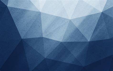 Vz49 Polygon Blue Texture Abstract Pattern Background Wallpaper