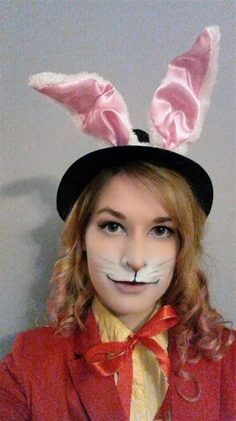 White Rabbit Makeup Bunny Makeup Fairytale Costume Alice Costume