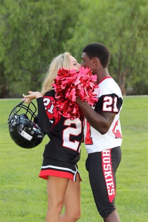 cheer football couples jjtaylor and maddy thompson cute couples football cheer football couple