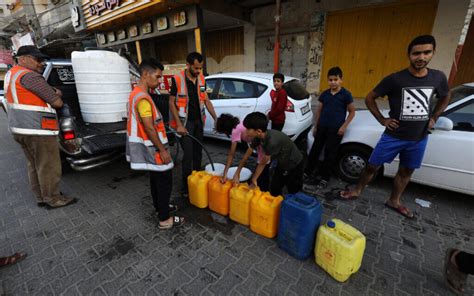amid concern for humanitarian situation how much water and power does gaza have