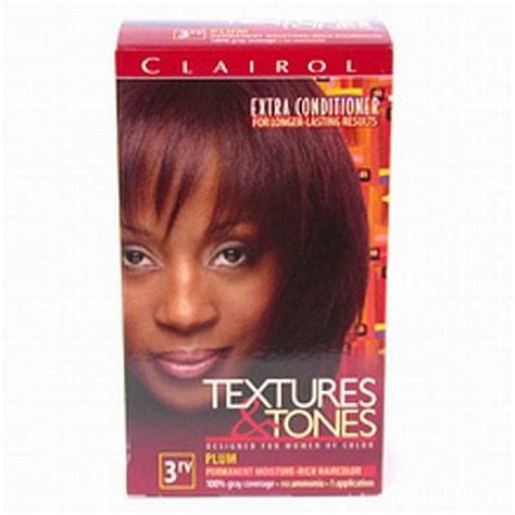Clairol Textures And Tones Hair Color 3rv Plum Kit Pack Of 2