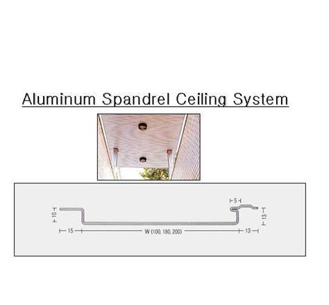 High ceilings, we decided on a cornice that projects from the wall only 2 1/2 in. Aluminum Spandrel Ceiling System(id:1097842) Product ...