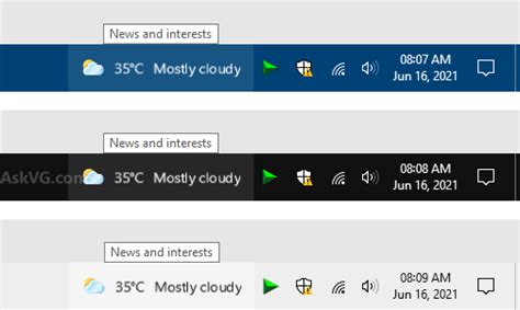 Fix Blurry Text Of News And Interests Weather In Windows 10 Taskbar