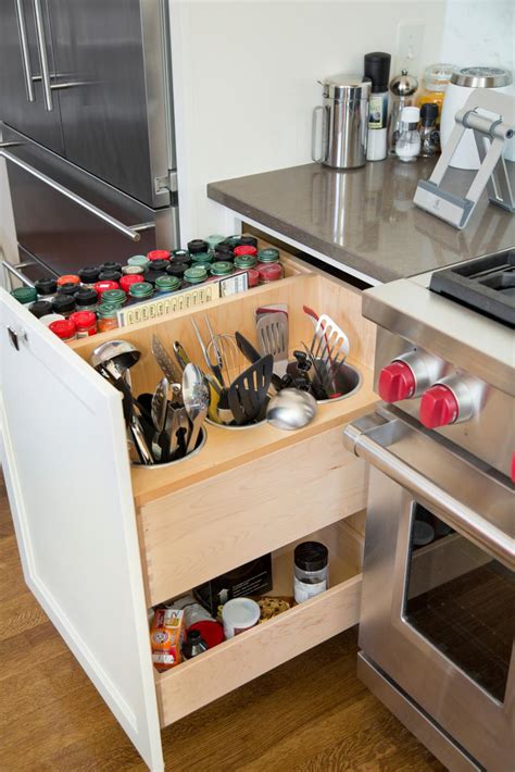 Drawers Disguised As Cabinets Create More Stylish Storage