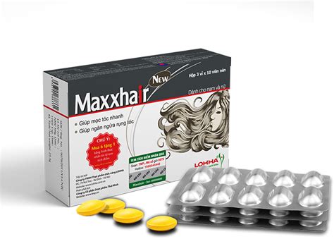 Maxxhair Viên Uống Hỗ Trợ Mọc Tóc Ngăn Ngừa Rụng Tóc Hệ Thống Phân