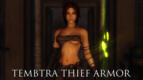 Tes V Skyrim Mods Tembtra Thief Armor Unp Cbbe Youtube