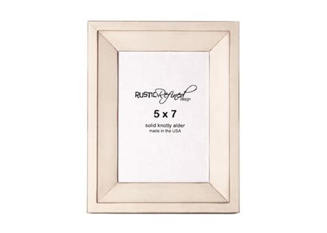 5x7 Haven Picture Frame White