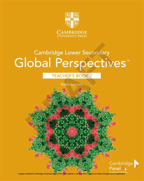 Cambridge international level 1/level 2 certificate global perspectives. Cambridge Lower Secondary Global Perspectives™ Stage 7 ...