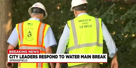 Massive Water Main Break Impacting Springfield Neighboring Towns