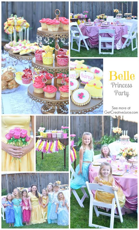 Disney Princess Party With Belle Part 2 Belle Birthday Party
